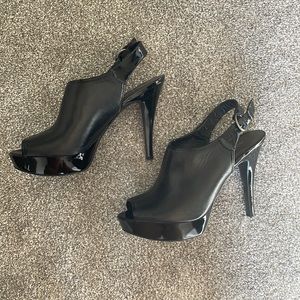 Nine West Black Heels size 7.5